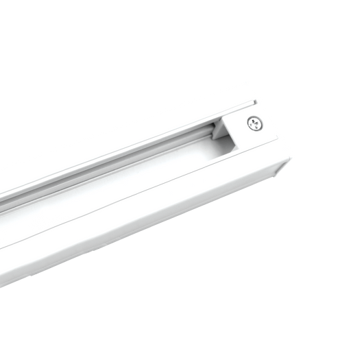 Track Lighting Luxrite LR43807 6' Surface Mount H-Type Single Circuit 3-Wire Track - White Finish Luxrite
