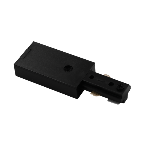 Track Accessory Luxrite LR43815 H-Track Power End Connector - Black Finish Luxrite