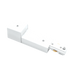 Luxrite LR43819 H-Track Live End Conduit Fitter - White Finsih
