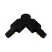 Luxrite LR43824 H-Track Adjustable Connector - Black Finish
