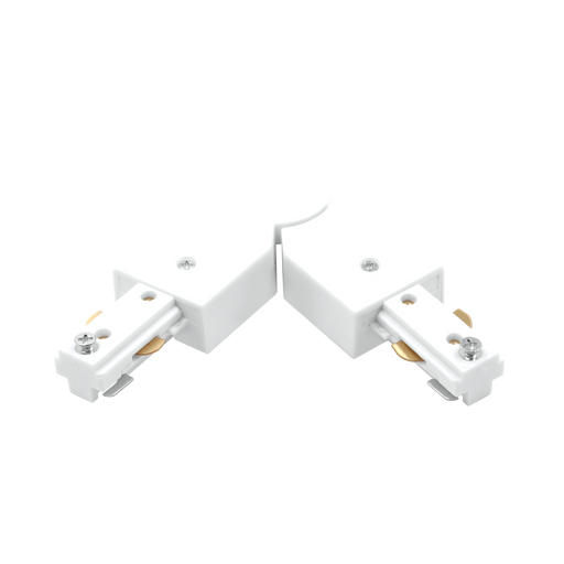 Track Accessory Luxrite LR43825 H-Track Adjustable Connector - White Finish Luxrite