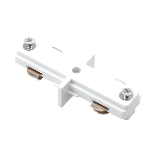 Track Accessory Luxrite LR43831 H-Track Mini Straight Connector - White Finish Luxrite