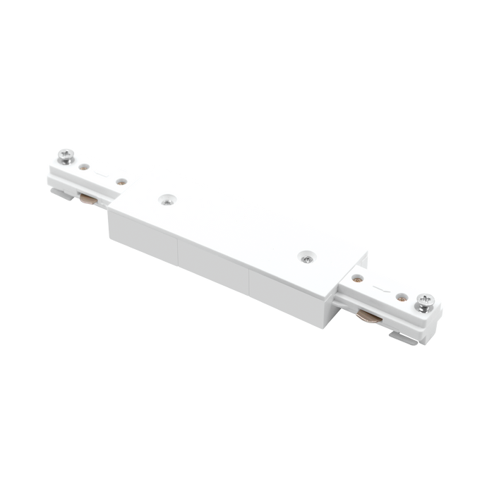 Luxrite LR43834 H-Track Straight Connector - White Finish