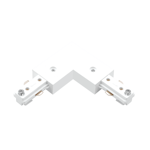Track Accessory Luxrite LR43837 H-Track L Connector - White Finish Luxrite