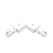 Luxrite LR43837 H-Track L Connector - White Finish