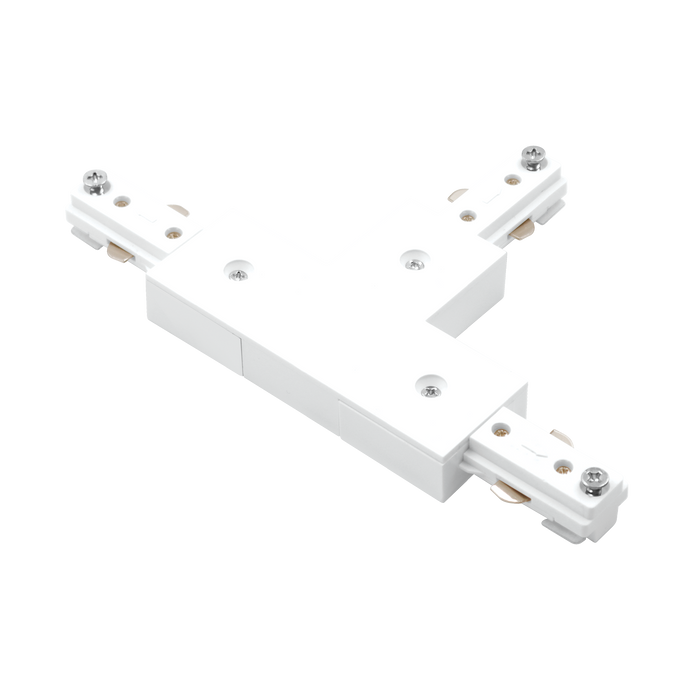 Luxrite LR43840 H-Track T Connector - White Finish