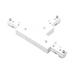 Luxrite LR43840 H-Track T Connector - White Finish