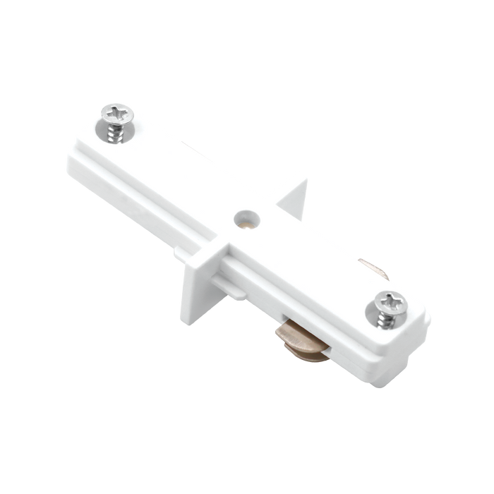 Luxrite LR43845 H-Track Dead I-Connector - White Finish