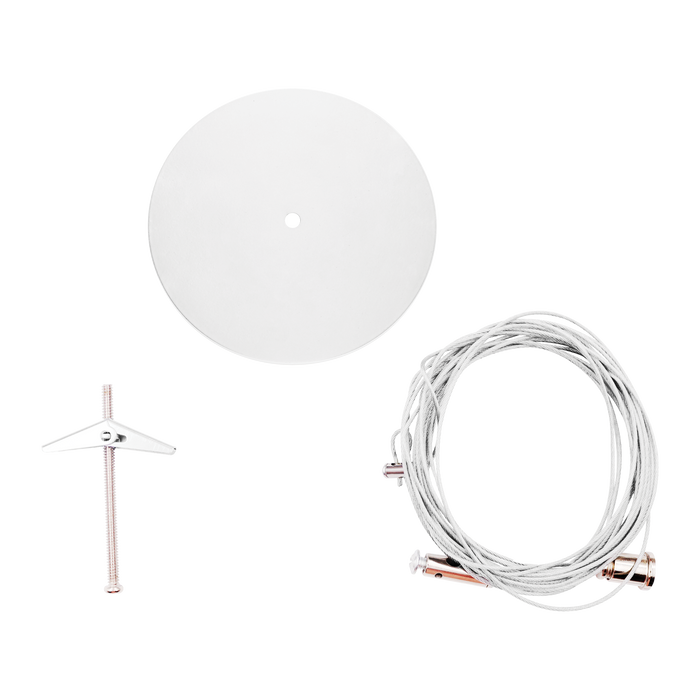 Luxrite LR43849 H-Track 20' Suspension Kit - White Finish