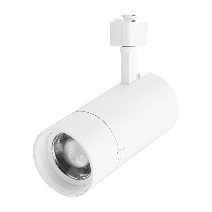 Luxrite LR43886 3" Zoomable J-Track Head - 5 CCT Selectable White Finish