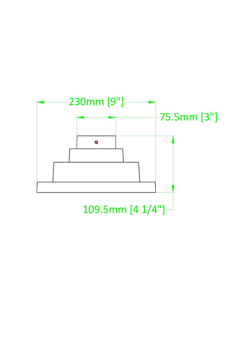 Outdoor Posts +Harware Z-Lite LSQPM-BK Sand Black Pier Mounts Outdoor Pier Mount Z-Lite