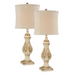 Table Lamp Forty West Designs 70951 Leonardo Shabby White Table Lamps With Shade Set of 2 Forty West Designs