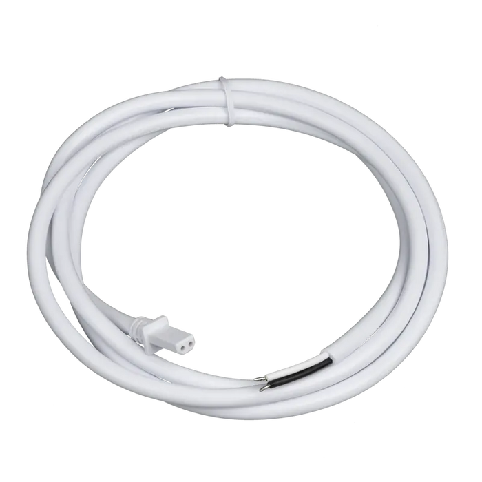 Under Cabinet Lighting Microlink 120Vac, 6Ft Conkit, Power Cable With Open End And Straight Plug, Ac Wire American Lighting