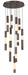 Eurofase Ronda 11-Light 20 Inch Multi Drop Chandelier - Harlow Bronze