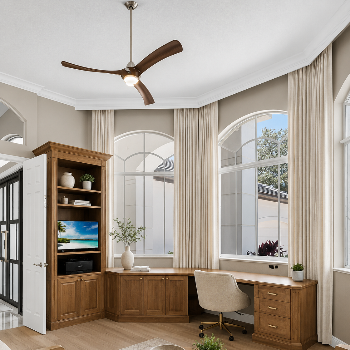 Airy Home Office Fan Installation