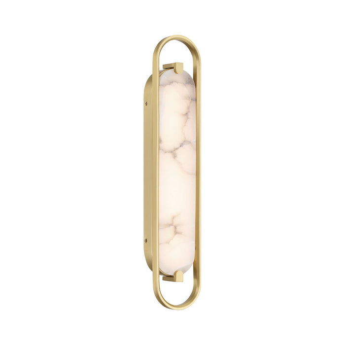 Eurofase 48955-010 Noga 24" Alabaster and Gold Integrated LED Wall Sconce