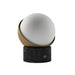 Cordless Table Lamp Kibun K70701 Orb Cordless Rechargeable Table Lamp Black Marble and Brushed Brass Bulbrite