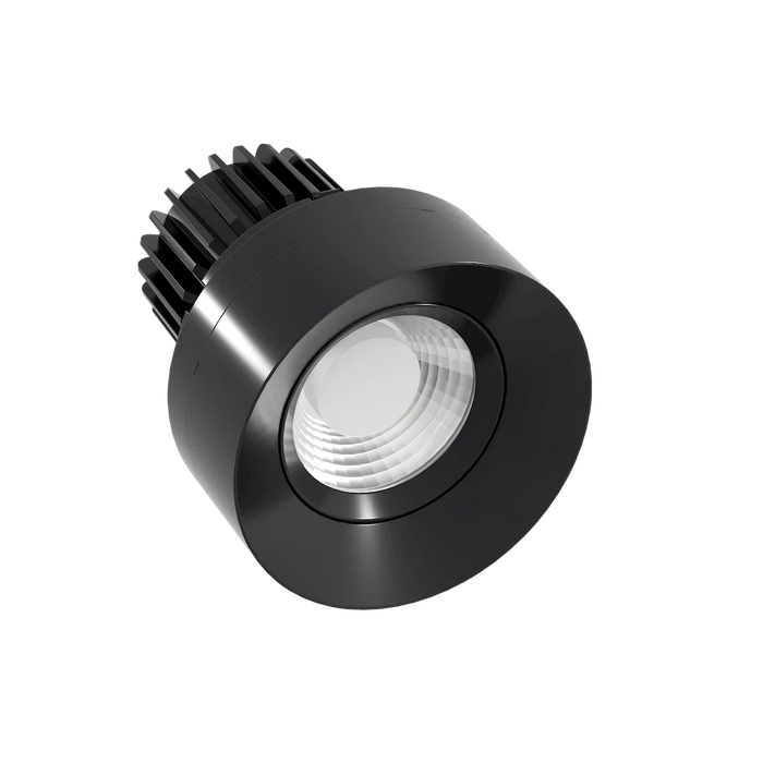 LED Downlight American Lighting Rhyme 3 inch Eyeball Gimbal Downlight Black 5CCT Selectable American Lighting