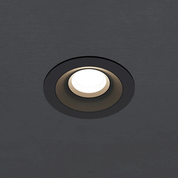 LED Downlight American Lighting Rhyme 3 inch Beam Angle Adjustable LED Downlight Black 5CCT American Lighting