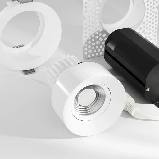 LED Downlight American Lighting Rhyme 3 inch Eyeball Gimbal Downlight White 5CCT Selectable American Lighting