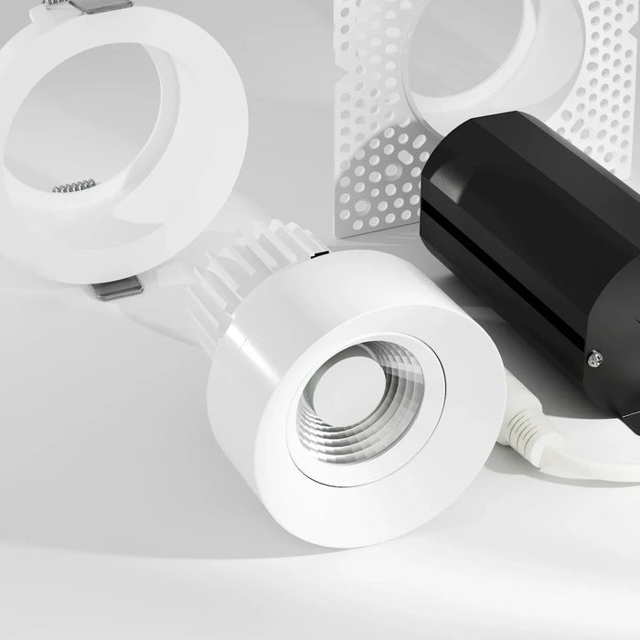 LED Downlight American Lighting Rhyme 3 inch Eyeball Gimbal Downlight White 5CCT Selectable American Lighting