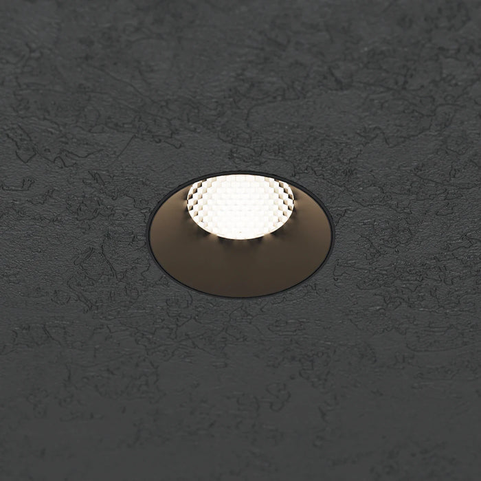 American Lighting Rhyme 3 inch Deep Baffle Downlight Round Black 5CCT and Optic Selectable