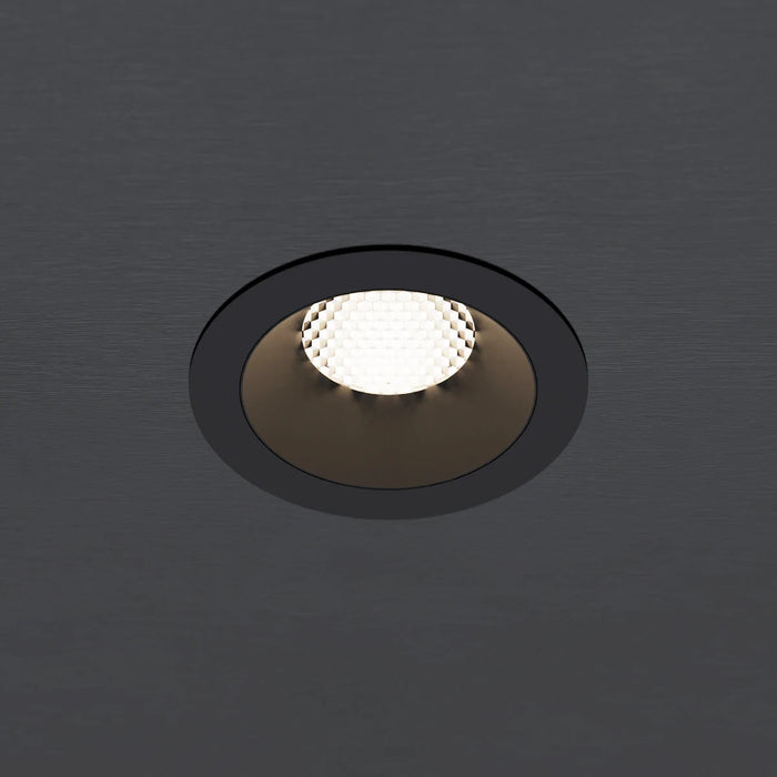 American Lighting Rhyme 3 inch Deep Baffle Downlight Round Black 5CCT and Optic Selectable