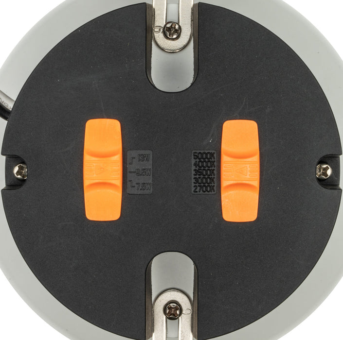 LED Downlight Topaz RTL6-13W-PCS-WH-B 6 Inch LED Retrofit Downlight 7.5W/9.5W/13W Selectable 5 CCT Selectable Baffle Trim Topaz