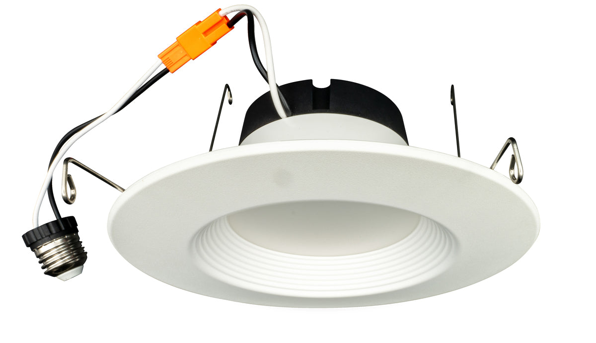 LED Downlight Topaz RTL6-13W-PCS-WH-B 6 Inch LED Retrofit Downlight 7.5W/9.5W/13W Selectable 5 CCT Selectable Baffle Trim Topaz