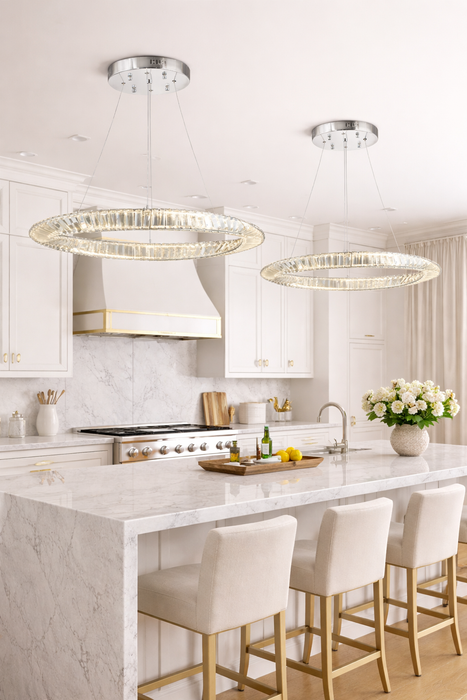 Rita L1860/60/030CH LED Crystal Ring Chandelier