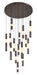 Multi Drop Chandelier Eurofase Ronda 15-Light 32 Inch Multi Drop Chandelier - Harlow Bronze Eurofase