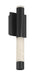 Outdoor Wall Sconce Eurofase 50122-028 Ronda 16 Inch Outdoor Alabaster Wall Sconce - Matte Black Eurofase