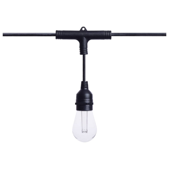 String Light Satco S11190 Starfish - 24 Foot LED String Light - 12-S14 Lamps - IOT - RGBTW - Black - 120 Volt Satco