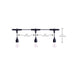 String Light Satco S11190 Starfish - 24 Foot LED String Light - 12-S14 Lamps - IOT - RGBTW - Black - 120 Volt Satco