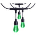 String Light Satco S11191 Starfish - 48 Foot LED String Light - 15-S14 Lamps - IOT - RGBTW - Black - 120 Volt Satco