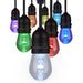 String Light Satco S11290 24' RGB and Warm White 10-Light Outdoor String Light Satco