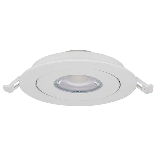 Downlight Satco S11293R1 Starfish - 9 Watt LED Gimbal Downlight - 4 Inch - 2700K-5000K RGB Tunable White - Remote Driver - White Finish - 120-277 Range Voltage Satco
