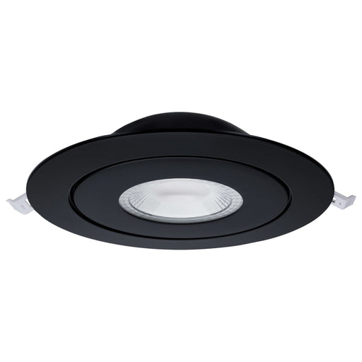 Downlight Satco S11296R1 Starfish - 15 Watt LED Gimbal Downlight - 6 Inch - 2700K-5000K RGB Tunable White - Remote Driver - Black Finish - 120-277 Range Voltage Satco