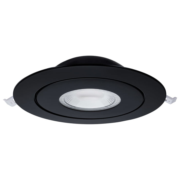 Downlight Satco S11296R1 Starfish - 15 Watt LED Gimbal Downlight - 6 Inch - 2700K-5000K RGB Tunable White - Remote Driver - Black Finish - 120-277 Range Voltage Satco
