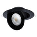 Downlight Satco S11296R1 Starfish - 15 Watt LED Gimbal Downlight - 6 Inch - 2700K-5000K RGB Tunable White - Remote Driver - Black Finish - 120-277 Range Voltage Satco