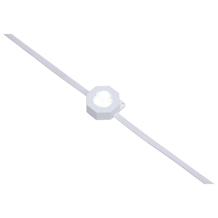 String Light Satco S11299 Starfish - 12 Watt - 25 Foot LED Eave String Light Extension - RGBTW - White Finish - 120 Volt Satco