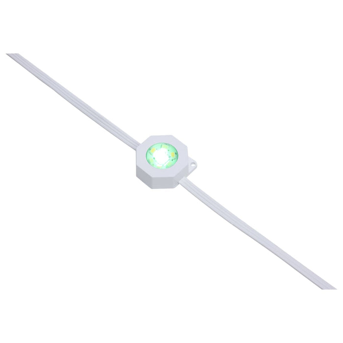 String Light Satco S11299 Starfish - 12 Watt - 25 Foot LED Eave String Light Extension - RGBTW - White Finish - 120 Volt Satco