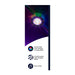 String Light Satco S11299 Starfish - 12 Watt - 25 Foot LED Eave String Light Extension - RGBTW - White Finish - 120 Volt Satco