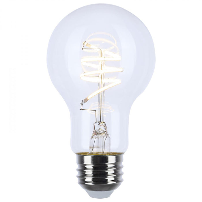 Satco S11521 6 Watt LED A19 Bulb Reminiscent Flex Gray Straight Filament 2700K