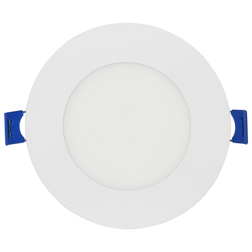 Remote Driver LED Downlight Satco S11560 9 Watt - LED Direct Wire - Low Profile Downlight - 4 Inch Round - Starfish IOT - Tunable White and RGB - 120 Volt - 90 CRI - White Finish Satco