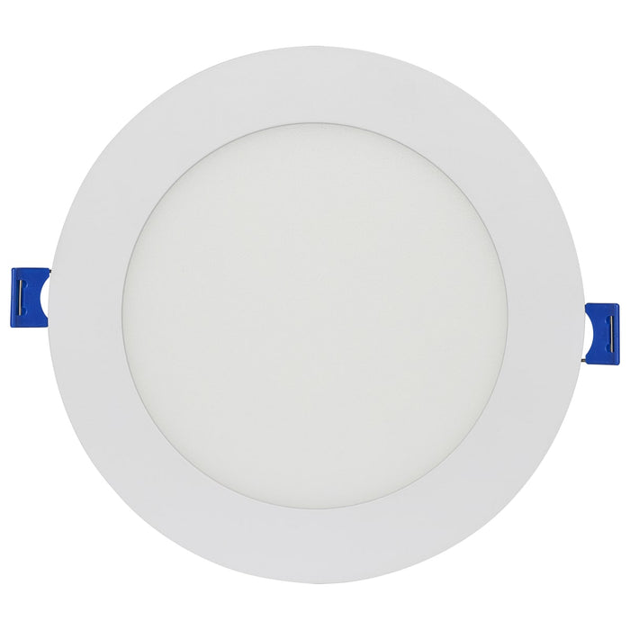 Remote Driver LED Downlight Satco S11562 12 Watt - LED Direct Wire - Low Profile Downlight - 6 Inch Round - Starfish IOT - Tunable White and RGB - 120 Volt - 90 CRI - White Finish Satco