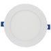 Remote Driver LED Downlight Satco S11562 12 Watt - LED Direct Wire - Low Profile Downlight - 6 Inch Round - Starfish IOT - Tunable White and RGB - 120 Volt - 90 CRI - White Finish Satco