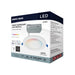 Remote Driver LED Downlight Satco S11562 12 Watt - LED Direct Wire - Low Profile Downlight - 6 Inch Round - Starfish IOT - Tunable White and RGB - 120 Volt - 90 CRI - White Finish Satco