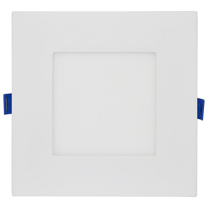 Remote Driver LED Downlight Satco S11563 12 Watt - LED Direct Wire - Low Profile Downlight - 6 Inch Square - Starfish IOT - Tunable White and RGB - 120 Volt - 90 CRI - White Finish Satco