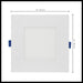 Remote Driver LED Downlight Satco S11563 12 Watt - LED Direct Wire - Low Profile Downlight - 6 Inch Square - Starfish IOT - Tunable White and RGB - 120 Volt - 90 CRI - White Finish Satco